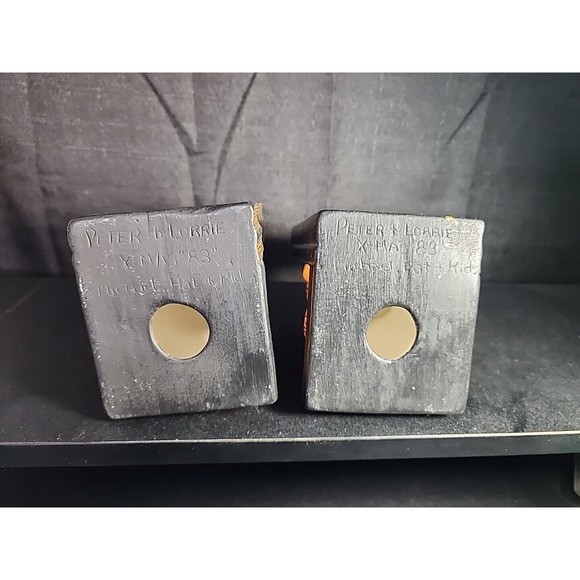 Rare Jim Davis Garfield Ceramic Bookends 1981 Vintage Figures Hand Painted NICE - Picture 5 of 5